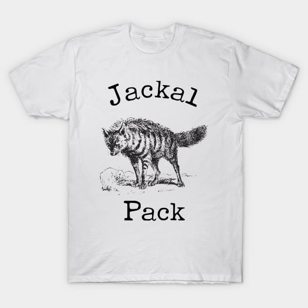 Jackal Pack T-Shirt by Slightly Unhinged